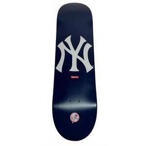 Supreme x New York Yankees Navy Skateboard Deck